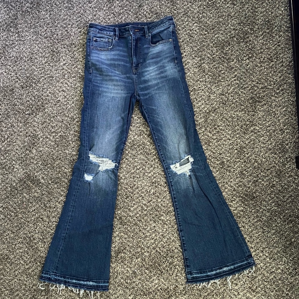 American Eagle high waisted wide leg jeans